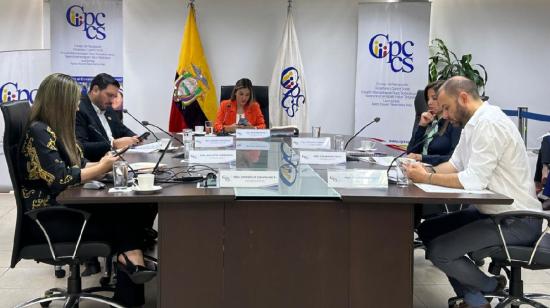 Reunión del Pleno del Cpccs el 18 de octubre de 2023.