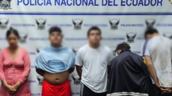 Seis personas fueron detenidas por el presunto delito de secuestro en Los Ríos, en octubre de 2023. 