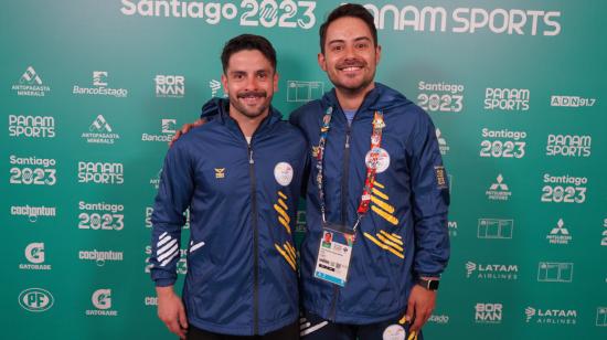 José Daniel Ugalde y Juan Francisco Cueva hablaron con PRIMICIAS tras su victoria en los Juegos Panamericanos, el 21 de octubre de 2023.