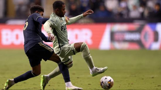 Diego Palacios, jugador del LAFC, en el partido ante Philadelphia Union el 22 de septiembre de 2023.