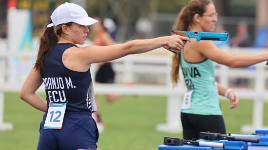 María Sol Naranjo, durante su participación en los Juegos Panamericanos de Santiago, el 23 de octubre de 2023.