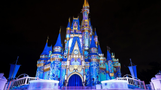 Show de luces en el parque temático 'Magic Kingdom' de Disney World