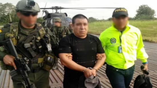 El 20 de octubre de 2017, alias 'Don Ti' fue capturado en una vereda rural de Colombia, cerca a la frontera con Ecuador. 