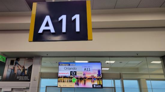 El primer vuelo de la nueva ruta entre Quito y Orlando, salió el domingo 29 de octubre de 2023.