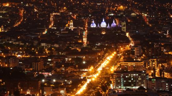 Cuenca, la noche del 13 de octubre de 2023.