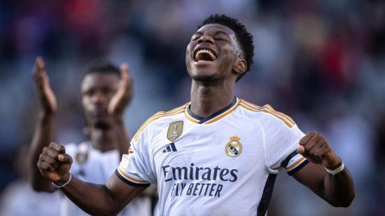  Aurélien Tchouaméni en el partido ante el FC Barcelona el sábado 28 de octubre.