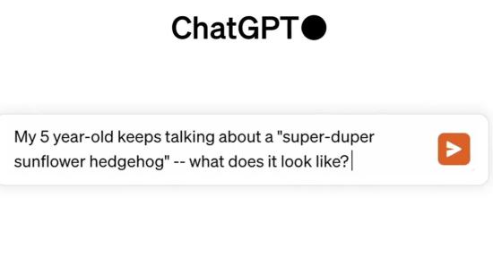 Imagen referencial de una petición o pregunta en el chatbot de Open AI, el ChatGPT.