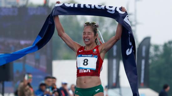 La mexicana Citlati Cristian rompió el récord de maratón en los Juegos Panamericanos de Santiago 2023. 
