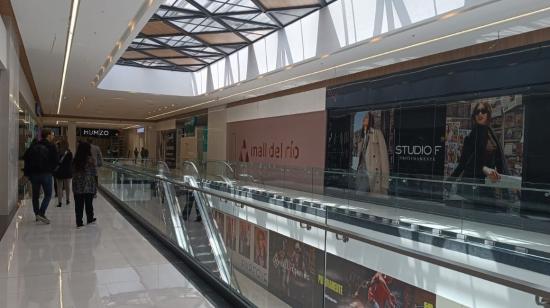 La nueva área comercial del Mall del Río, en Cuenca, el 31 de octubre de 2023.