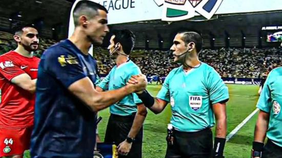 Guillermo Guerrero en el partido entre el Al-Nassr FC y Khaleej FC el sábado 4 de noviembre.