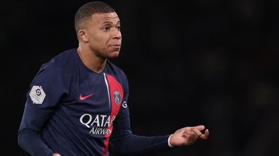 Kylian Mbappe en el partido ante el Montpellier Herault SC el viernes 3 de noviembre de 2023. 