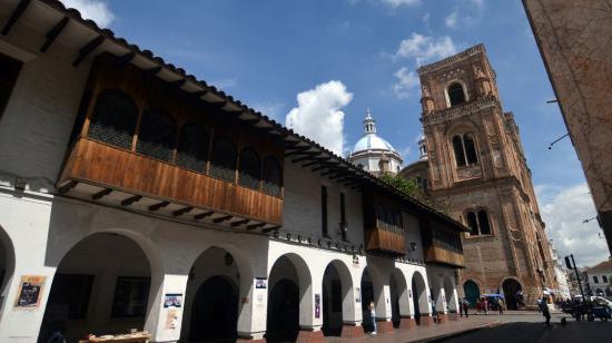 Vista de la calle Benigno Malo, en el centro de Cuenca, el 3 de noviembre de 2023.