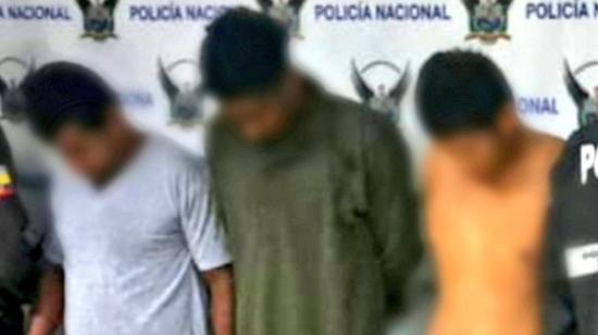 Tres sujetos fueron detenidos por el secuestro de un médico en Quevedo, Los Ríos, el 14 de noviembre de 2023.