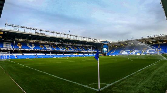 Vista del estadio Goodison Park antes de un partido de la Premier League entre Everton y Manchester United.