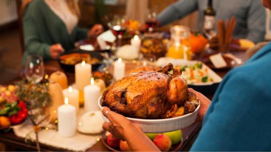 En Estados Unidos es una tradición comer pavo en el Día de Acción de Gracias.