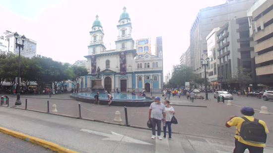 Imagen referencial de la Iglesia San Francisco de Guayaquil, desde donde saldrá la procesión de Domingo de Ramos.