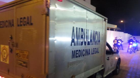 Imagen referencial. Una ambulancia de Medicina Legal.