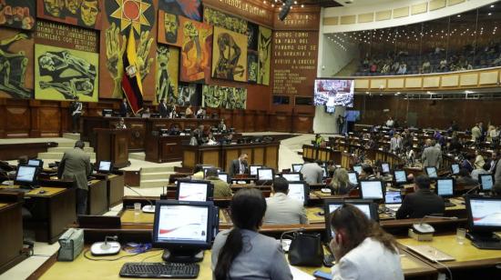Sesión del pleno de la Asamblea Nacional, el 19 de noviembre de 2023.