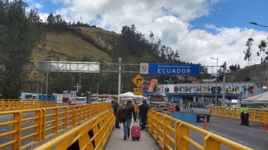 Imagen referencial de la zona de frontera entre Ecuador y Colombia, donde asesinaron a tres miembros de la banda Los Choneros.