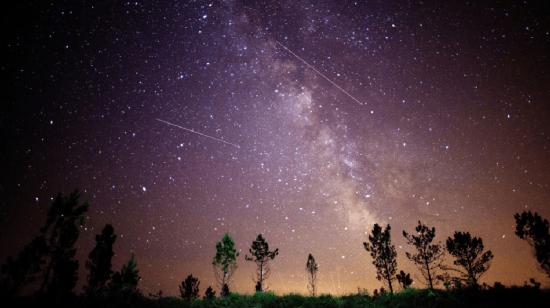 Imagen referencial sobre lluvia de meteoritos Gemínidas