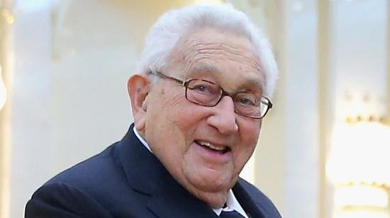 El exsecretario de Estado de Estados Unidos, Henry Kissinger, en su último viaje a China, el 17 de marzo  de 2015.