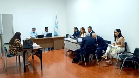 La audiencia por el caso del puerto de Manta se instaló la mañana del 1 de diciembre de 2023 en Guayaquil.
