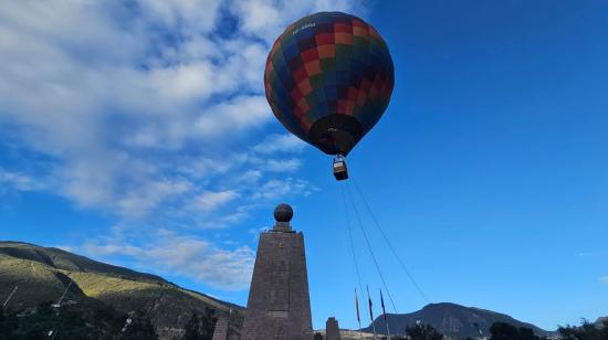 20 globos de diferentes países llegan para el Festival Internacional del Globo Mitad del Mundo 2023.