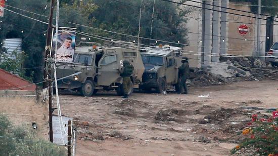 Un tanque del ejército israelí durante una incursión armada en Gaza, el 12 de diciembre de 2023.