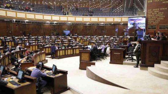 Pleno de la Asamblea en el primer debate de la reforma tributaria, 12 de diciembre de 2023.