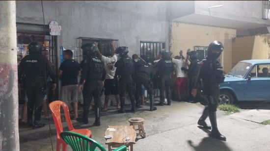 Imagen referencial sobre operativo policial en Guayaquil el 11 de diciembre