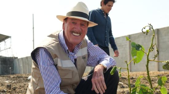 Colin Armstrong, durante un recorrido de promoción de su compañía, en junio de 2022. 