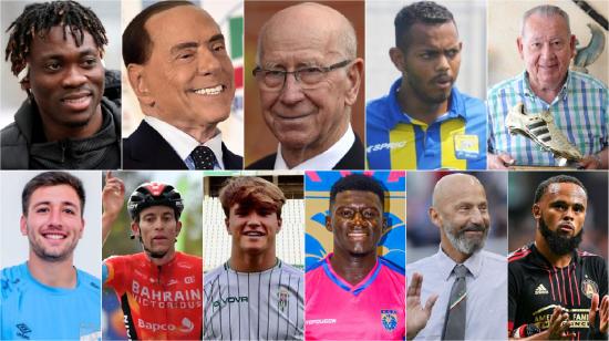 Personalidades del deporte que fallecieron a lo largo de 2023.