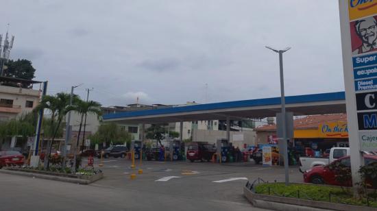 Imagen referencial de una gasolinera en Guayaquil, en julio de 2022.