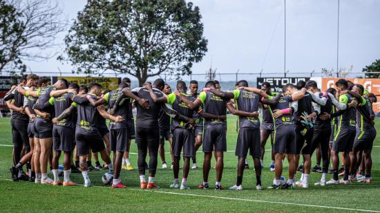 Barcelona SC arrancó con sus trabajos de pretemporada, en Guayaquil, este 3 de enero de 2024.