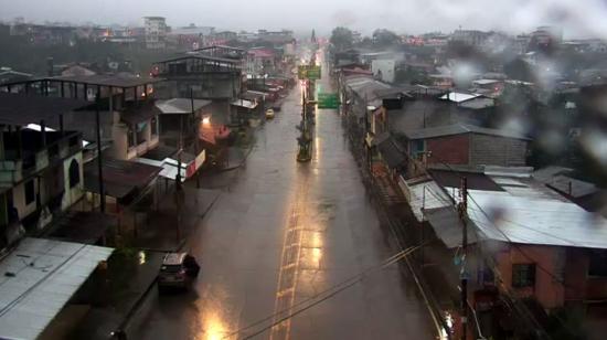 Imagen referencial de lluvia en Ecuador, el 1 de enero de 2024.