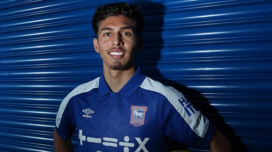 Jeremy Sarmiento, jugador del Ipswich Town, 3 de enero de 2023.