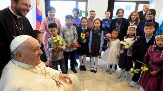 Imagen referencial del papa Francisco, 4 de septiembre de 2023.