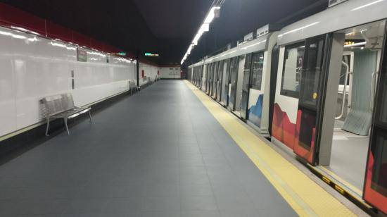 Imagen referencial de la estación de Quitumbe del Metro de Quito. 