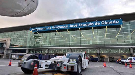 Imagen referencial del Aeropuerto José Joaquín de Olmedo, octubre de 2023.