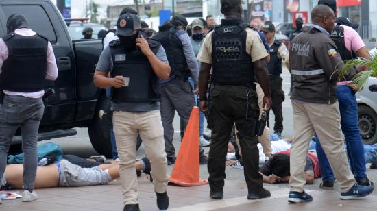 Detención de los implicados en la incursión a TC Televisión. Guayaquil, 9 de enero de 2024