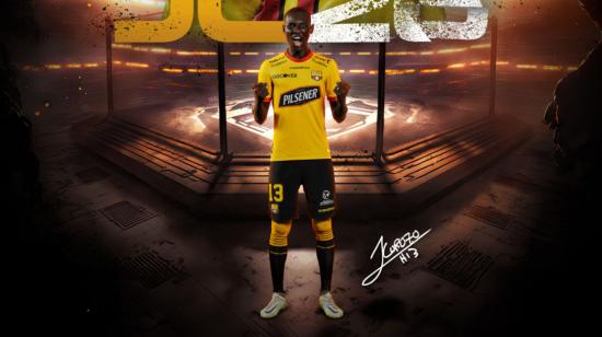 Janner Corozo fue presentado como fichaje de Barcelona SC, el 11 de enero de 2024.