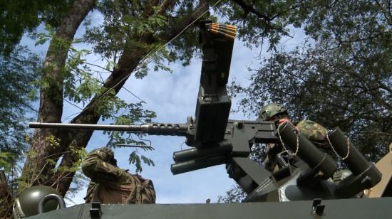 Operaciones militares en Manabí, el 11 de enero de 2024.