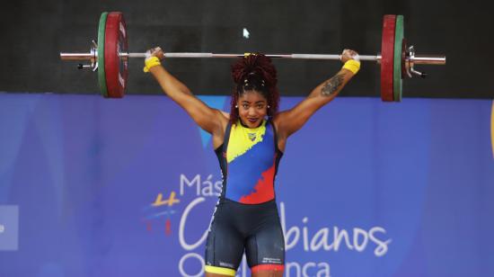 Kelin Jiménez, durante los Juegos Bolivarianos de Valledupar, el 4 de julio de 2022.