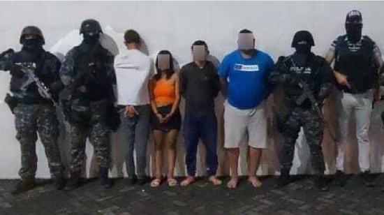 Cuatro personas fueron detenidas durante el rescate de dos secuestrados en Guayaquil.