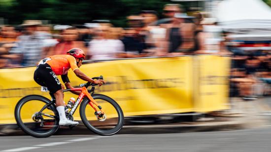 Jhonatan Narváez terminó quinto en la primera etapa del Tour Down Under 2024.