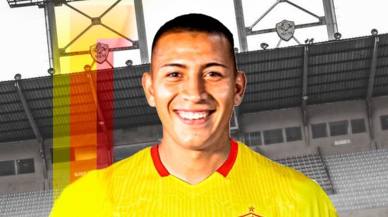 Mario Sanabria fue presentado como nuevo refuerzo de Aucas.