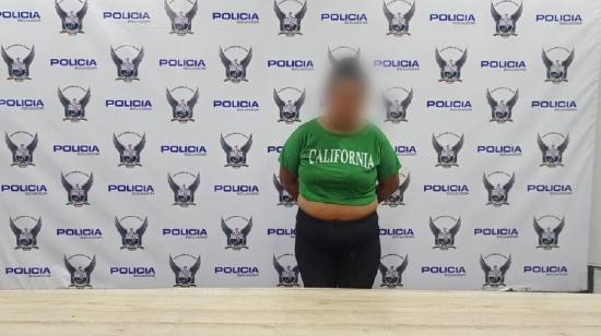 La Policía Nacional informó sobre la captura de alias 'Mamita', que ocultaba dinamita en su casa.