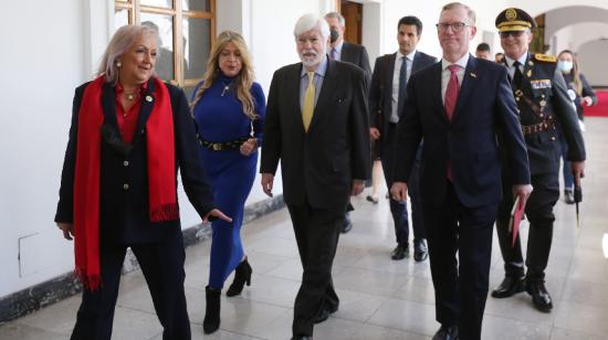 Christopher Dodd, asesor presidencial de Estaods Unidos, durante su visita a Ecuador en diciembre del 2022.