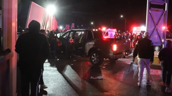 Una camioneta atropelló a varios hinchas a las afueras de un estadio en Torreón, México, el 21 de enero de 2024.