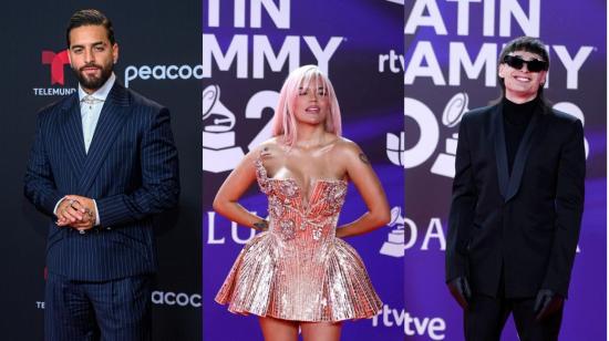 Maluma, Karol G y Peso Pluma, entre los más nominados en Premio Lo Nuestro 2024.